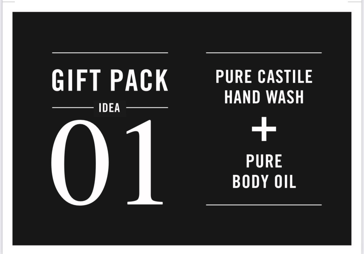 Gift Pack 1 - Pure Castile Hand Wash & Pure Body Oil