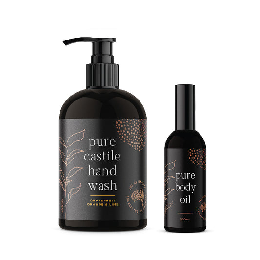 Gift Pack 1 - Pure Castile Hand Wash & Pure Body Oil